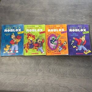 Scholastic Diary of a Roblox Pro Kids Book - 4 Book Set